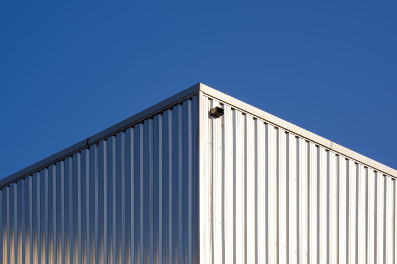 Flat Metal Siding Installation